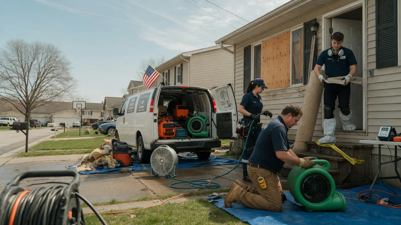 Water Damage Restoration in Kingsbury, IN near me